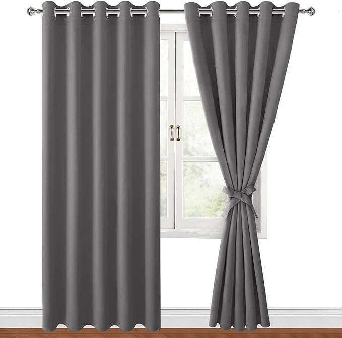 Hiasan Blackout Curtains for Bedroom, 60 x 84 Inches Long by Hiasan