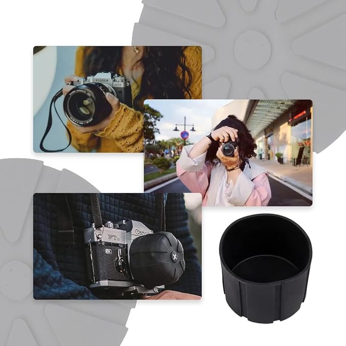 Camera Lens Cap SLR Camera Silicone Protector Cap Dustproof Lens Cover - Image 7