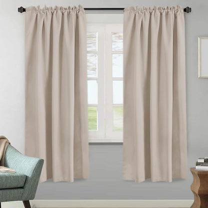 H.VERSAILTEX Blackout Curtains Thermal Insulated Window Treatment Panels Room - Image 2
