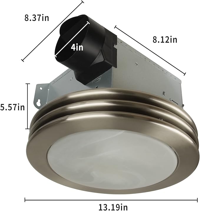 Akicon Ultra Quiet Bathroom Exhaust Fan - Image 6
