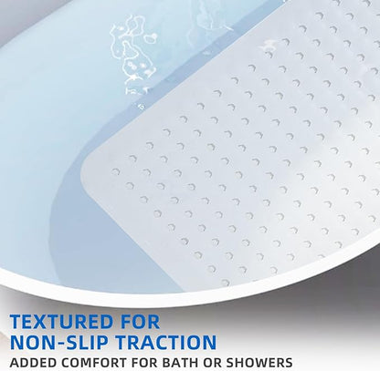 ZHICHENG Bath Tub and Shower Mats, Non-Slip 39 x 16 Inch Extra Long Bath Mat - Image 4