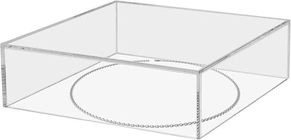 6 Pack Clear Acrylic Display Box Counter Retail Merchandise Storage Bin No Lid - Image 6