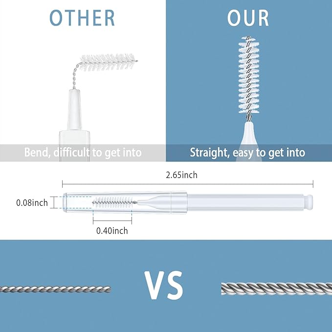 Shower Head Cleaning Brush for Small Hole, Showerhead Cleaning Brushes Picks - Image 3