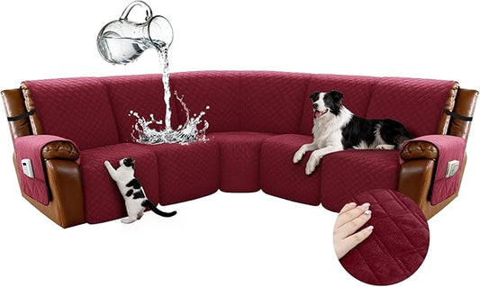 Arfntevss Waterproof Recliner Sectional Couch Covers by Arfntevss
