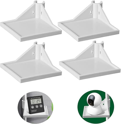 4 PCS Grow Tent Corner Shelf, 16 mm Grow Tent Accessories by Unknown