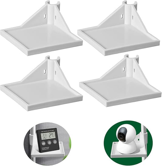 4 PCS Grow Tent Corner Shelf, 16 mm Grow Tent Accessories by Unknown