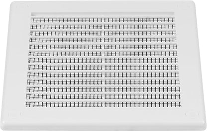 10-Pack 6" x 6" Square Air Vent Cover – White Plastic Vent Deflector - Image 8