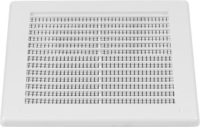 2-Pack 6" x 6" Square Air Vent Cover – White Plastic Vent Deflector - Image 8