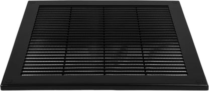 5-Pack 12" x 12" Square Air Vent Cover – Black Plastic Vent Deflector - Image 8