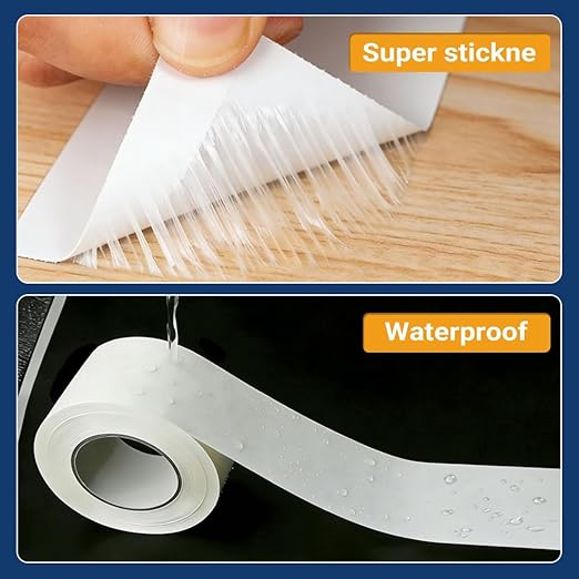 Vapor Barrier Tape, 4 in x 180 ft, High-Adhesion Waterproof Seam Tape - Image 3