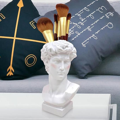 DOITOOL Greek Statue of David Collectible Figurine Cute Vase Vases - Image 7