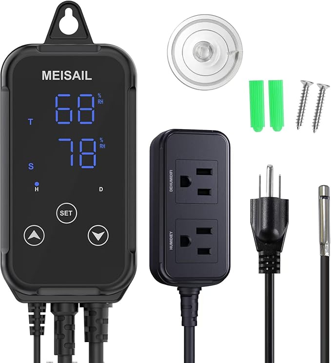 Humidity Controller Greenhouse Shiitake Mushrooms Humidifying dehumidifier by MEISAIL