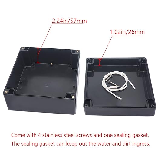 Junction Box IP65 Waterproof ABS Plastic Electrical Project Case Power Junction - Image 4