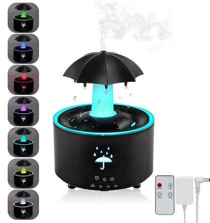Humidifier for Bedroom, Rotating Umbrella Diffuser by GOUTOOL