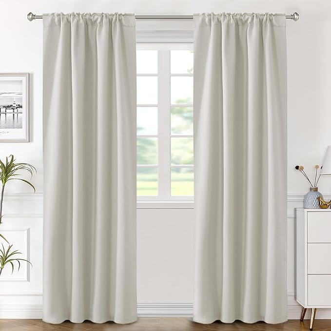 H.VERSAILTEX Blackout Curtains Thermal Insulated Window Treatment Panels Room - Image 2