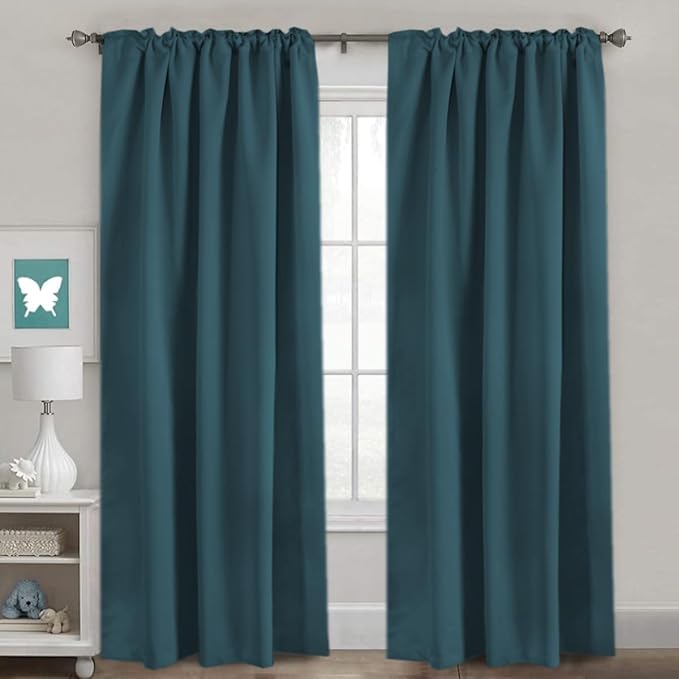 H.VERSAILTEX Blackout Curtains Thermal Insulated Window Treatment Panels Room - Image 2