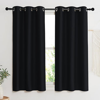 NICETOWN Black Out Curtain Panel Shade, Single Piece, 42 inches Wide by 45 by NICETOWN