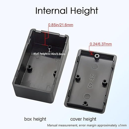 Project Box 8 Pieces Electrical Box Small Junction Box ABS Plastic Enclosure - Image 5