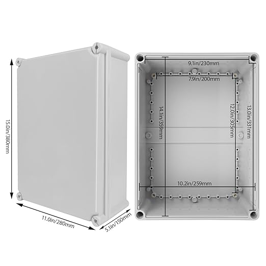 Junction Box，15"x 11"x 5.1" Outdoor Electrical Box - Image 2
