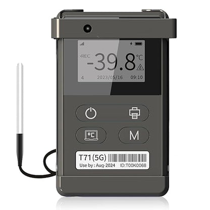 Frigga T71 4G/5G Reusable Real-Time Temperature Data Logger by Frigga