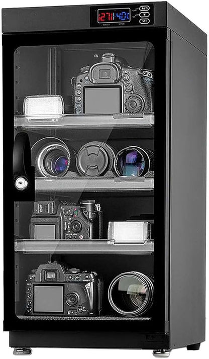 50L Digital Camera Dehumidify Storage, Dehumidifying Dry Cabinet Box, 4 Layers by Unknown