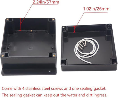 Project Box ABS Black Electrical Boxes IP65 Outdoor Waterproof Box Electronic - Image 5