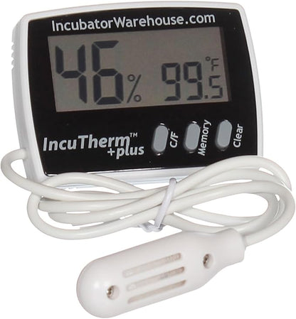 Incubator Warehouse IncuTherm™ Plus Digital Thermometer and Hygrometer by IncubatorWarehouse