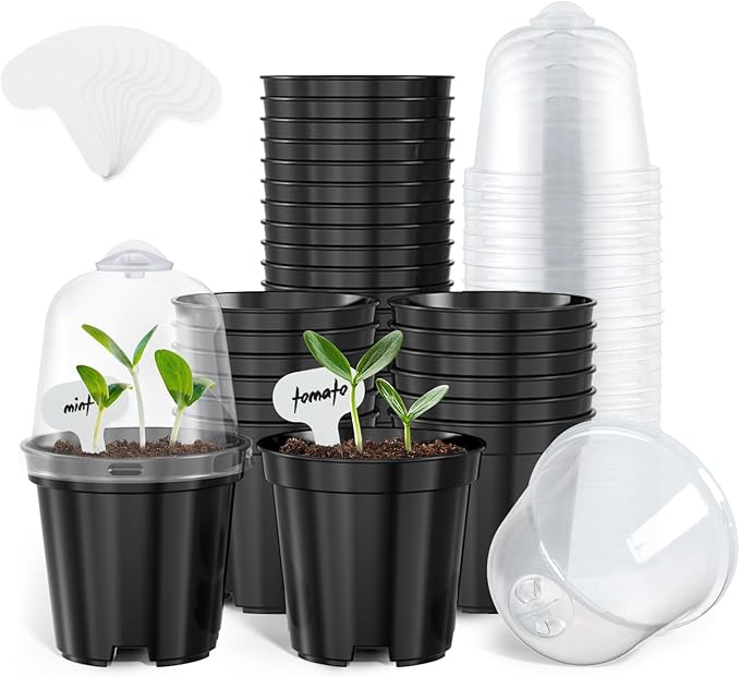 homenote Nursery Pots for Plants, 3 Inch Plant Pot for Planting by HOMENOTE