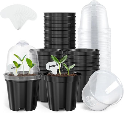 homenote Nursery Pots for Plants, 3 Inch Plant Pot for Planting by HOMENOTE