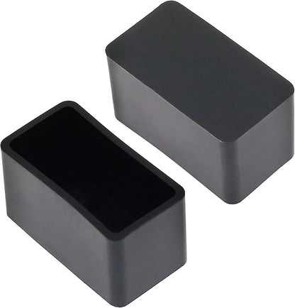 8Pcs Rectangle PVC Furniture Leg Caps, Vinyl Flexible Chair Leg Caps - Image 3