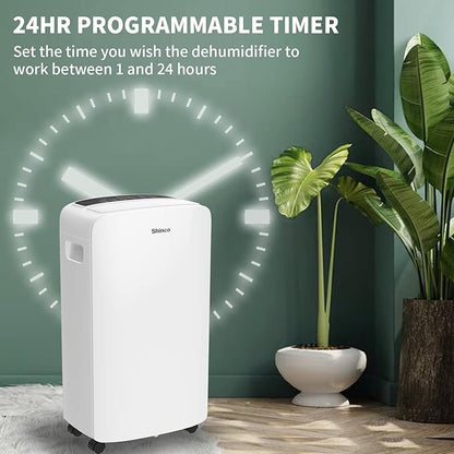 Shinco 40 Pints Dehumidifier for Home and Basements, 2000 Sq.Ft Dehumidifiers - Image 5