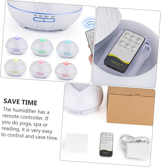 CHILDWEET Aroma Diffuser with LED Lights Essential Oil Diffuser Humidifier - Image 6