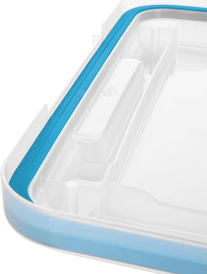 32 Quart Gasket Box, Weather-Resistant Clear File Storage Bin - Image 7