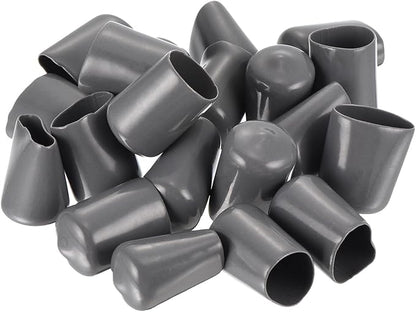 uxcell 20pcs Rubber End Caps 14mm ID Vinyl PVC Round Tube Bolt Cap Cover Screw - Image 4