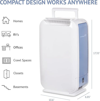 Ivation 13-Pint Small-Area Desiccant Dehumidifier Compact and Quiet - - Image 5