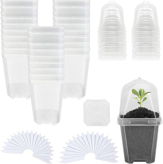 Hyuetrsa 30 Sets Plant Nursery Pots by Unknown