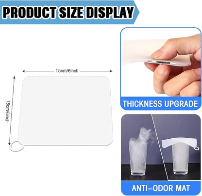 Yinkin 6 Pcs Drain Covers to Keep Bugs Out Silicone Shower Floor Tub Stoppers - Image 2