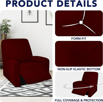 PureFit 100% Dual Waterproof Recliner Cover, Waterproof Couch Cover - Image 4
