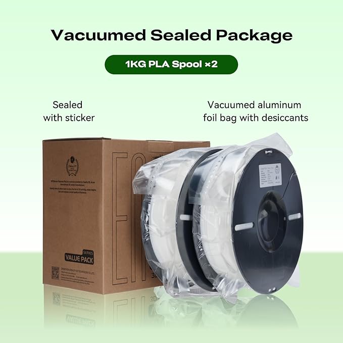 Creality 3D Printer Filament, 1.75mm Bundle 2kg PLA Printer Filament, - Image 7