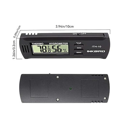 Inkbird ITH-10 Digital Thermometer and Hygrometer Temperature Humidity Monitor - Image 4