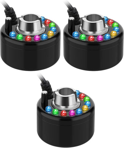 Yaomiao 3 Pcs Halloween Mist Maker Fogger Small Ultrasonic Fog Machine Fountain by Yaomiao