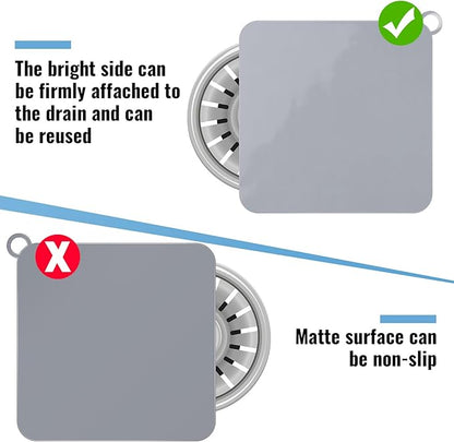 Yinkin 6 Pcs Drain Covers to Keep Bugs Out Silicone Shower Floor Tub Stoppers - Image 3