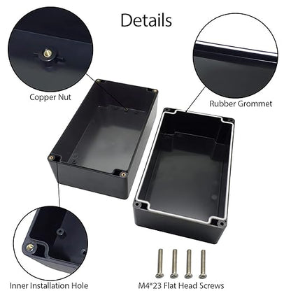 LeMotech Project Box ABS Plastic Junction Box IP65 Waterproof Hobby Box - Image 4