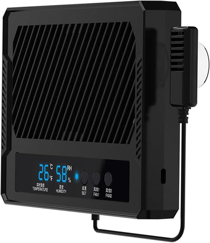 Reptile Fan & Terrarium Dehumidifier – Smart Dual-Row Humidity Fan - Image 7