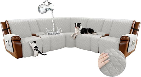 Arfntevss Waterproof Recliner Sectional Couch Covers by Arfntevss