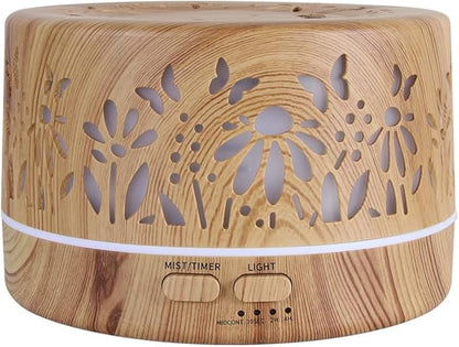 Wild Essentials 700ml Designer Large Room Essential Oil Diffuser, 5 in 1 by WildEssentials