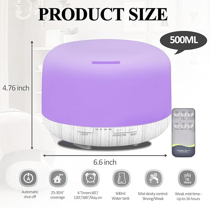 Humidifiers for Bedroom Large Room Home Baby Kids Whole House Hotel Office Desk - Image 8