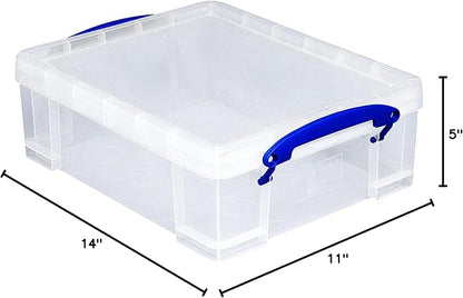 Really Useful Box Stackable 8.1 Liter Plastic Storage Container Bin - Image 6