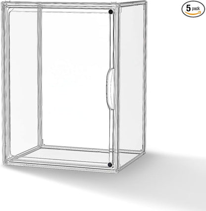 Clear Acrylic Display Case, Super Large Stackable Storage Bins Magnetic by HOYOJA