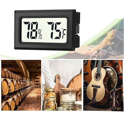 2 Pack Mini Digital Hygrometer Thermometer Gauge, Indoor Outdoor Temperature - Image 6